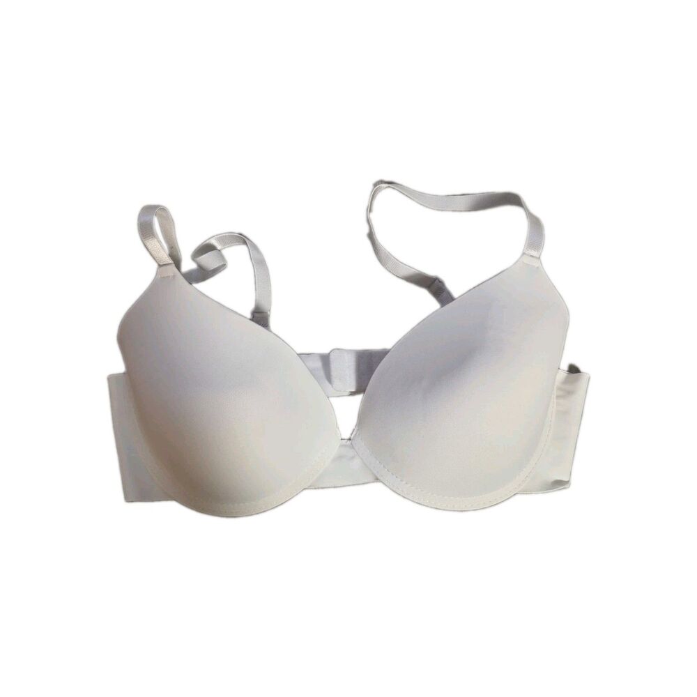 Prima Valentina White Seamless Pushup T-Shirt Bra Lightly Padded Underwire 38C
